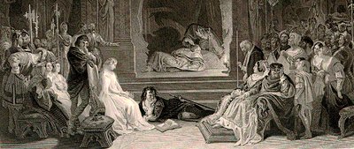 Hamlet Play Scene by Daniel Maclise
